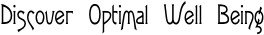 Discover Optimal Well Being
